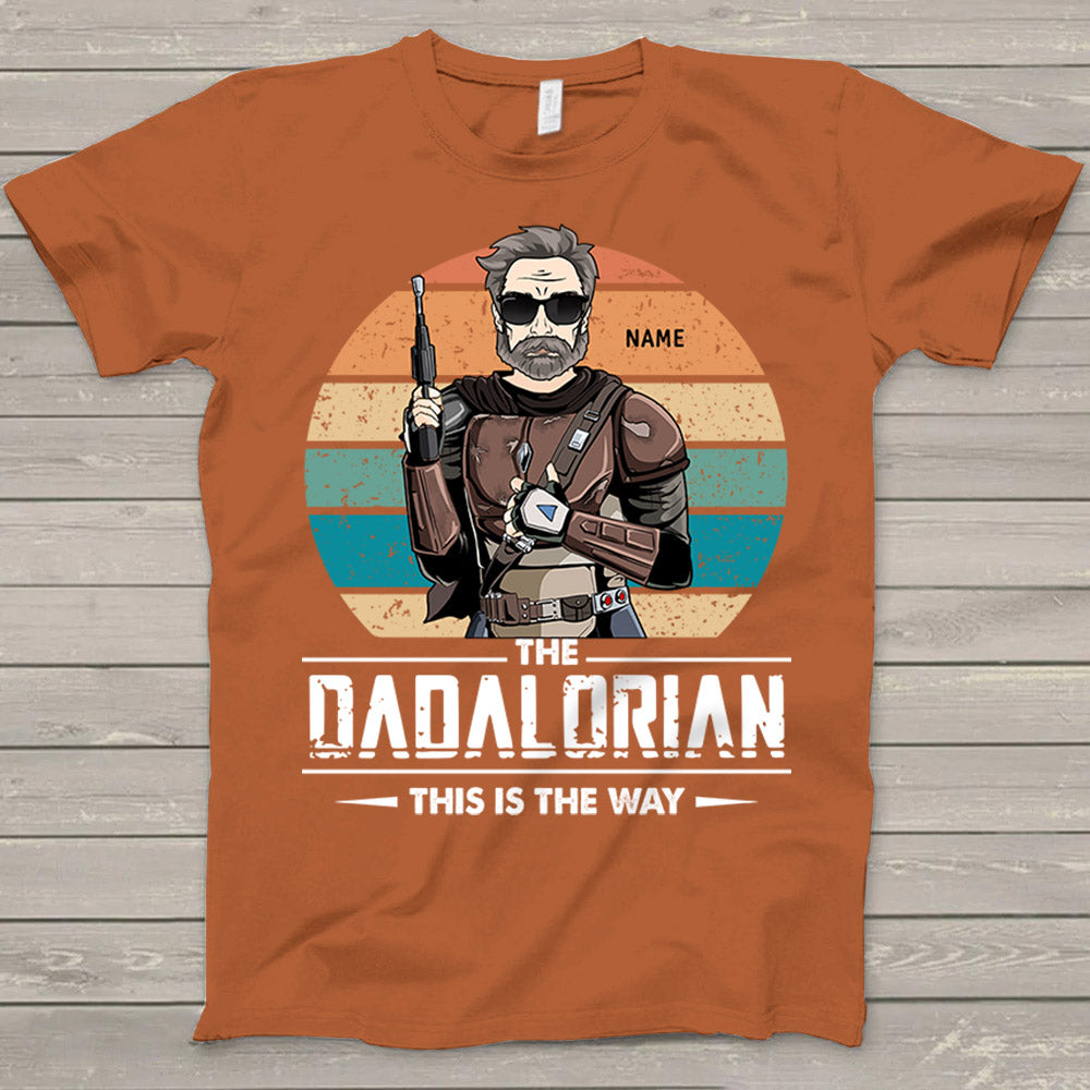 The Dadalorian This Is The Way Custom Shirt For Grandpa