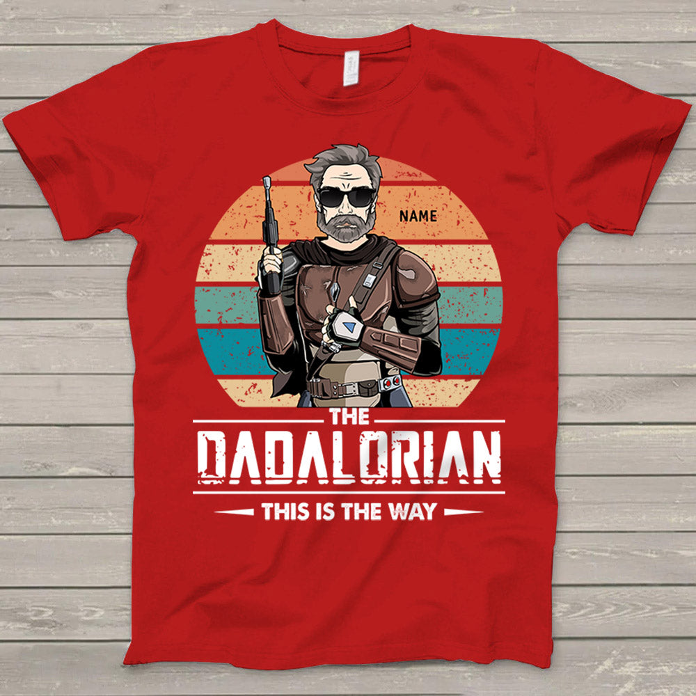 The Dadalorian This Is The Way Custom Shirt For Grandpa