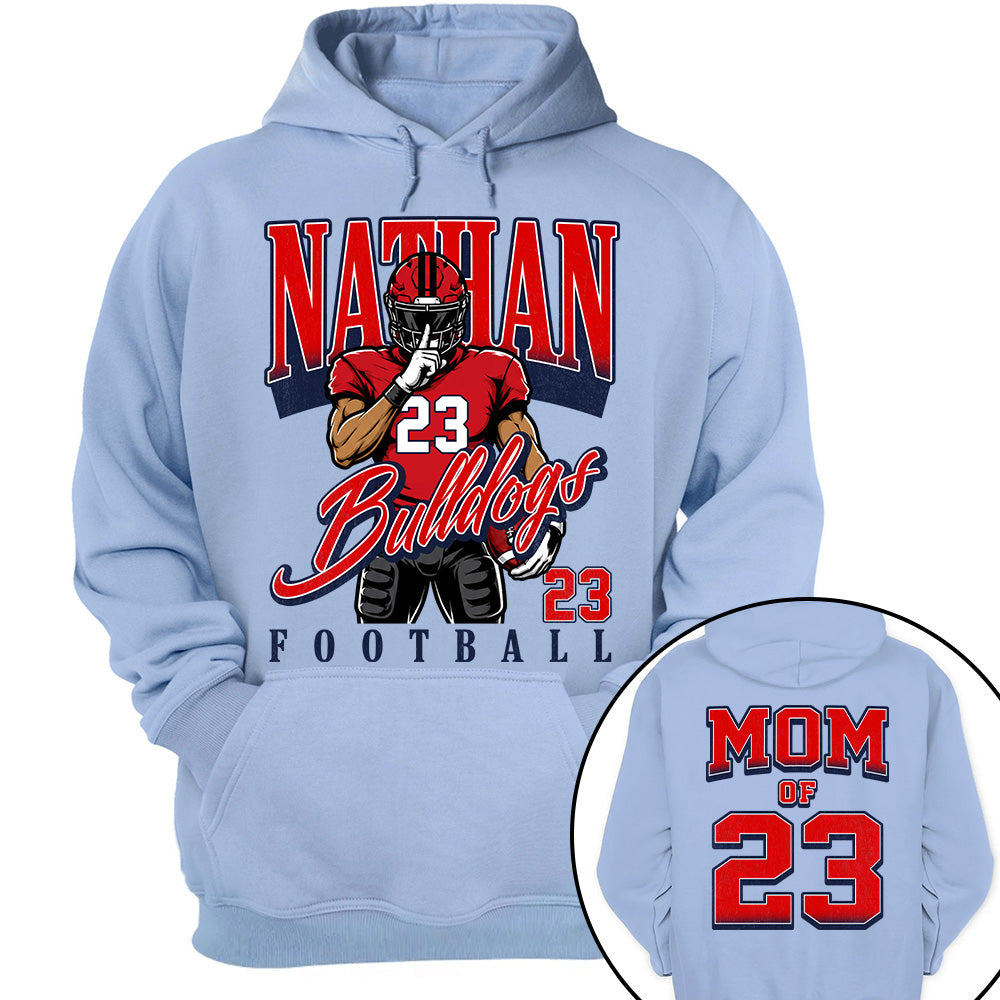 Custom Name Number Football, Retro Football Shirt L0411 T24