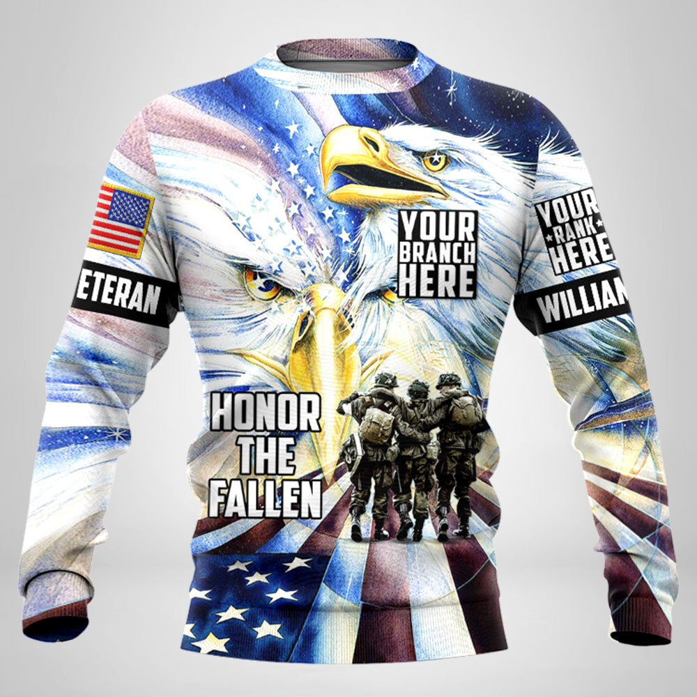 Honor The Fallen Memorial Day All Over Print Shirt For Veteran H2511