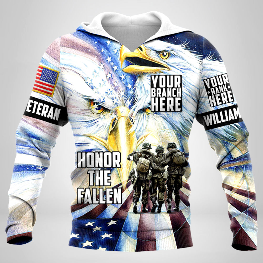 Honor The Fallen Memorial Day All Over Print Shirt For Veteran H2511