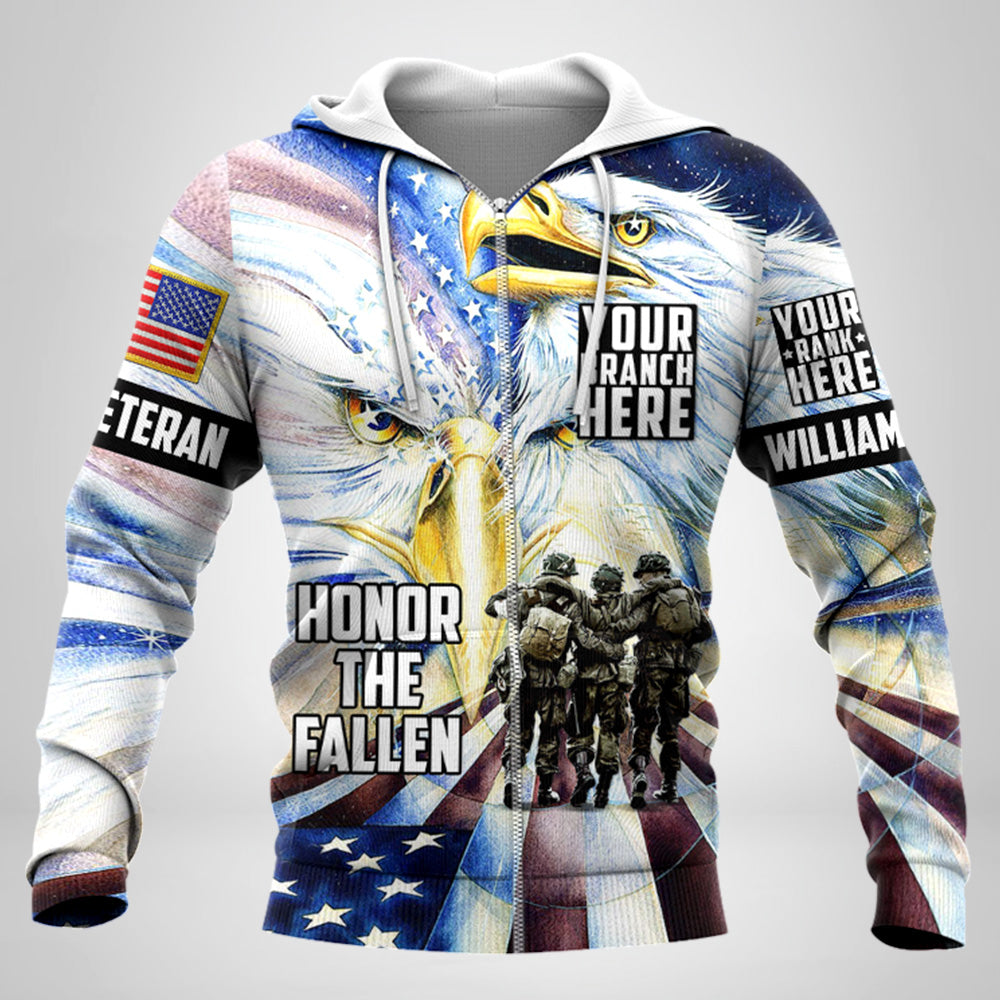 Honor The Fallen Memorial Day All Over Print Shirt For Veteran H2511