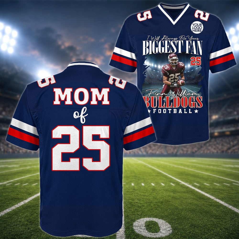 Personalized Football Game Day Football Jersey Custom Photo, Custom Team Name, Gift For Football Lovers, Gift For Football Player MI209 Hv01
