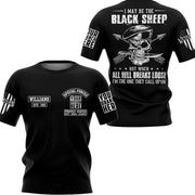 I May Be The Black Sheep Personalized All Over Print Shirt For Veteran   Design Tshirt H2511