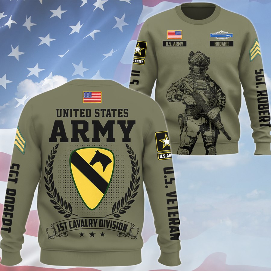Custom Military Patches - Veteran All Over Print Shirt, Personalized Gift For Veteran Dad Grandpa H2511 Trna