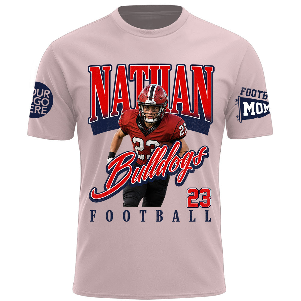 Personalized Football Mom Shirt Gift For Sport Family L0411 T24