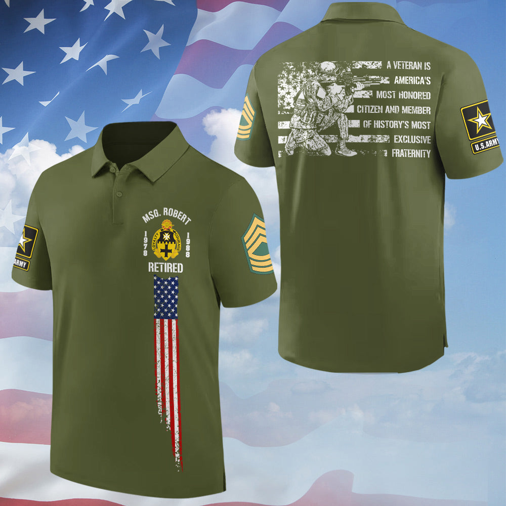 A Veteran Is Ameria's Most Honored Citizen All Over Print Hoodie Gift For Soldier Veteran Custom Division Gift H2511 Do99