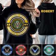 Proud Mom Of A US Soldier Custom Shirt For Proud Army Mom Dad Grandma Sister Shirt H2511 Trna