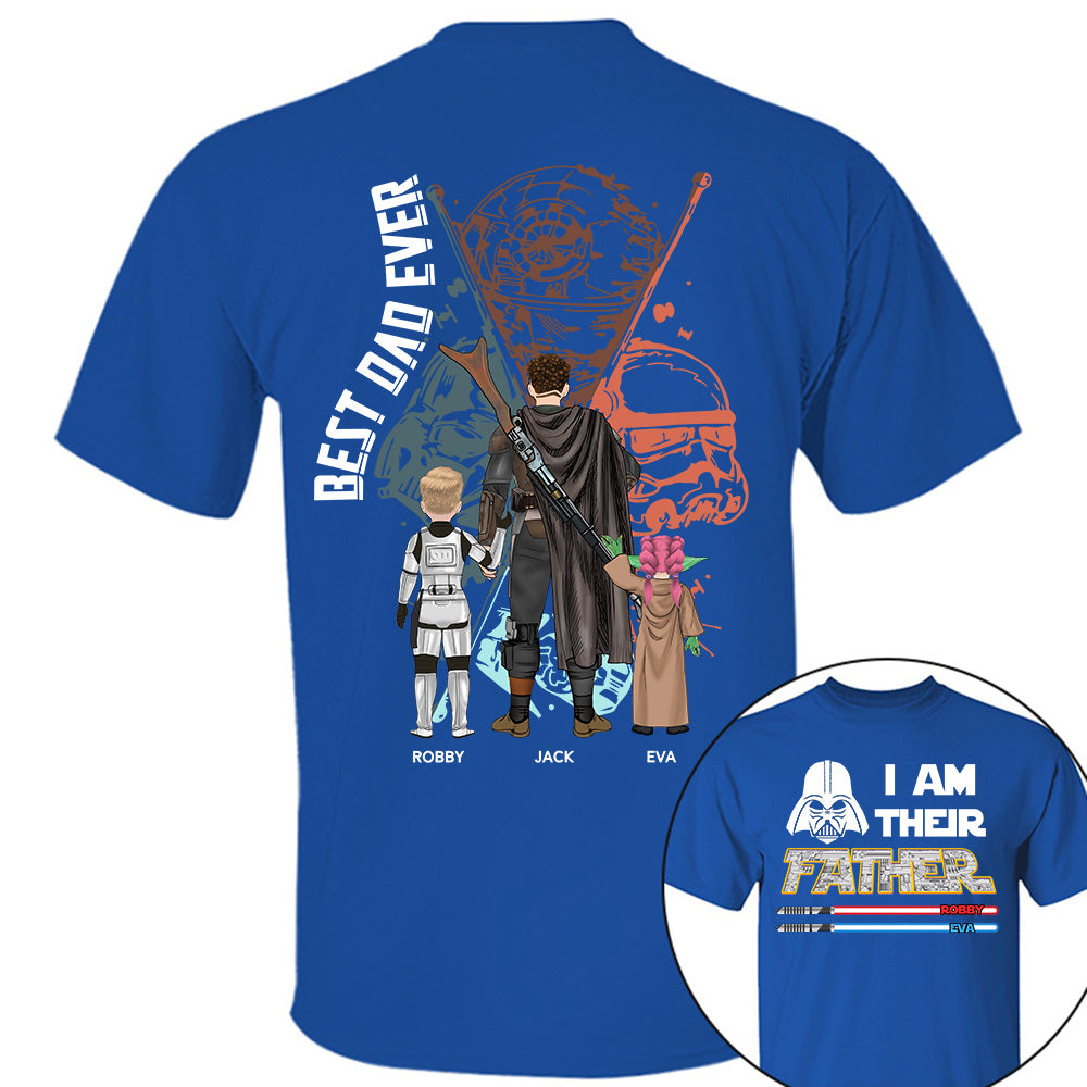 Custom I Am Their Father Shirt, Gift For Dad, Father's Day L0411 Li29
