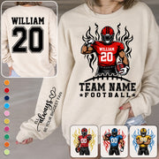 Personalized American Football Team Shirt - I'll Always Be Your Biggest Fan - Custom Shirt For Football Family T1807 Hv01