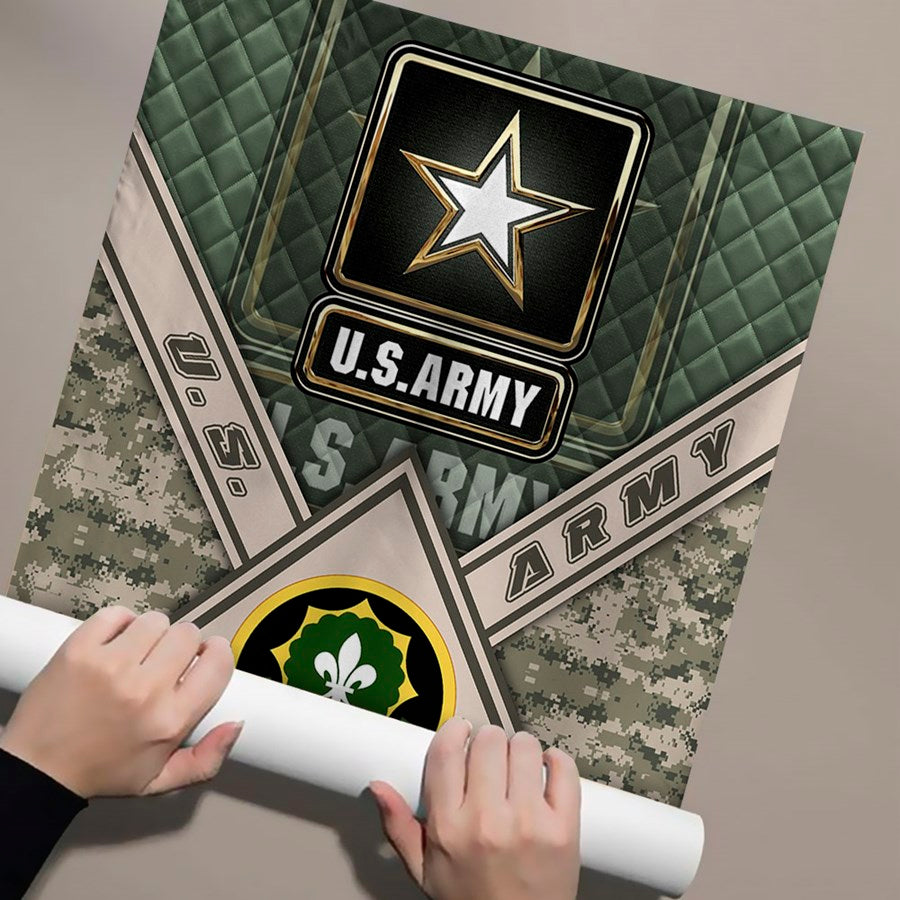 Custom Garden Flag House Flag Available To All Military Branches Veteran Gift H2511 Trna