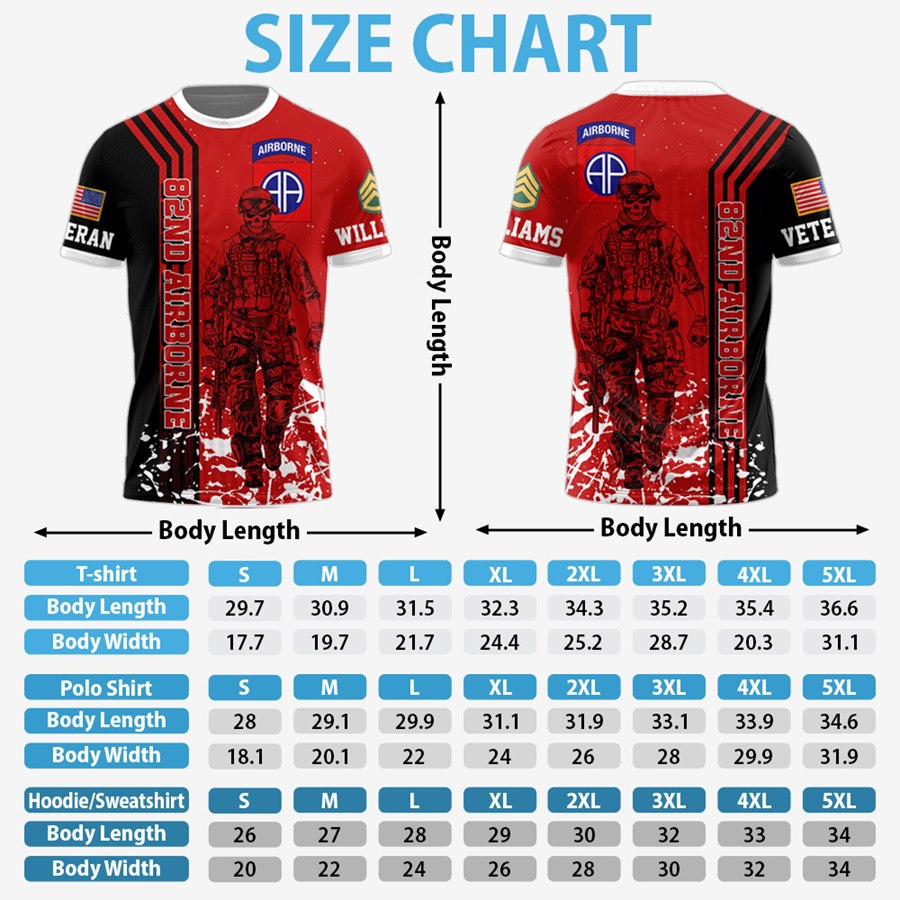 Custom 3D All Over Prints T-Shirt, Personalized Name And Military Division Shirt H2511 Trna