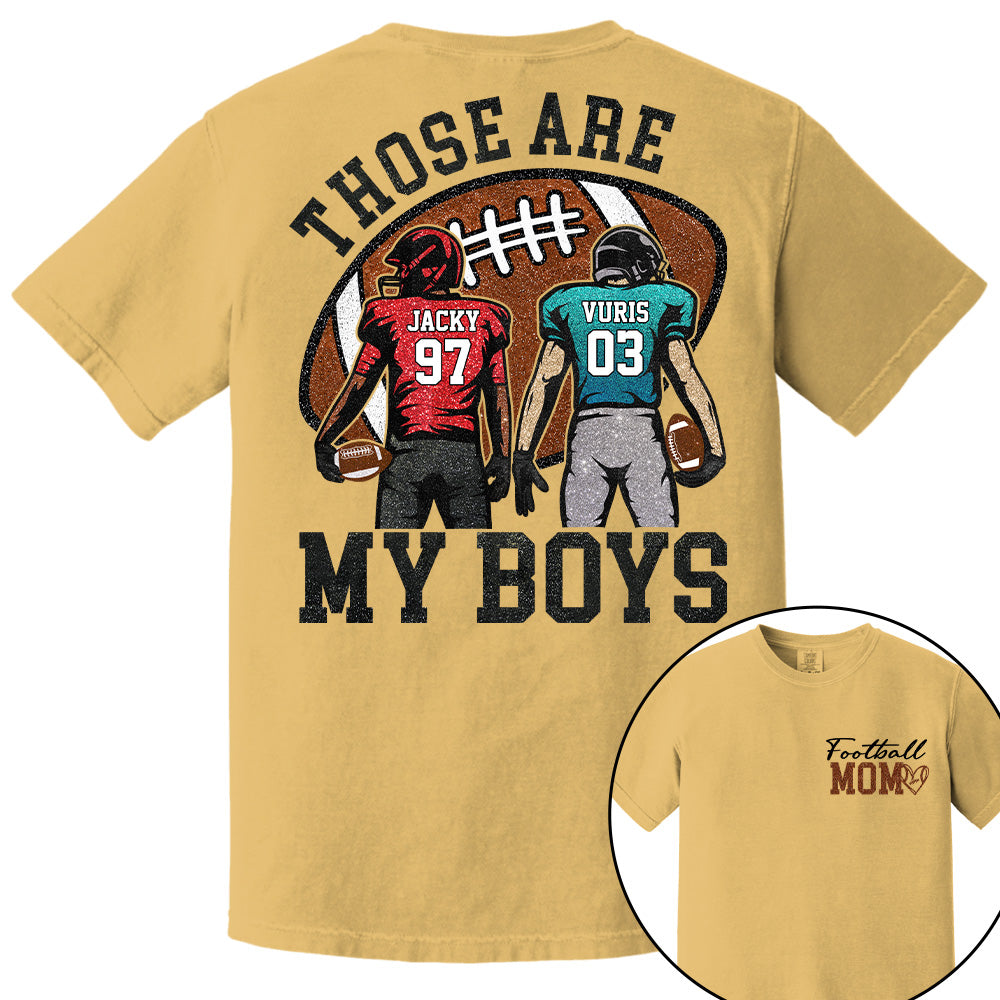 Personalized Football Mom Football Grandma Shirt Those Are My Kids Shirt Gift For Sport Family T1807 T24