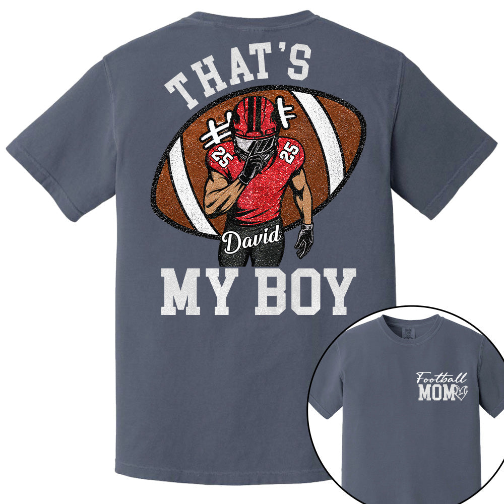 Personalized Football Mom Football Grandma Shirt Those Are My Kids Shirt Gift For Sport Family T1807 T24