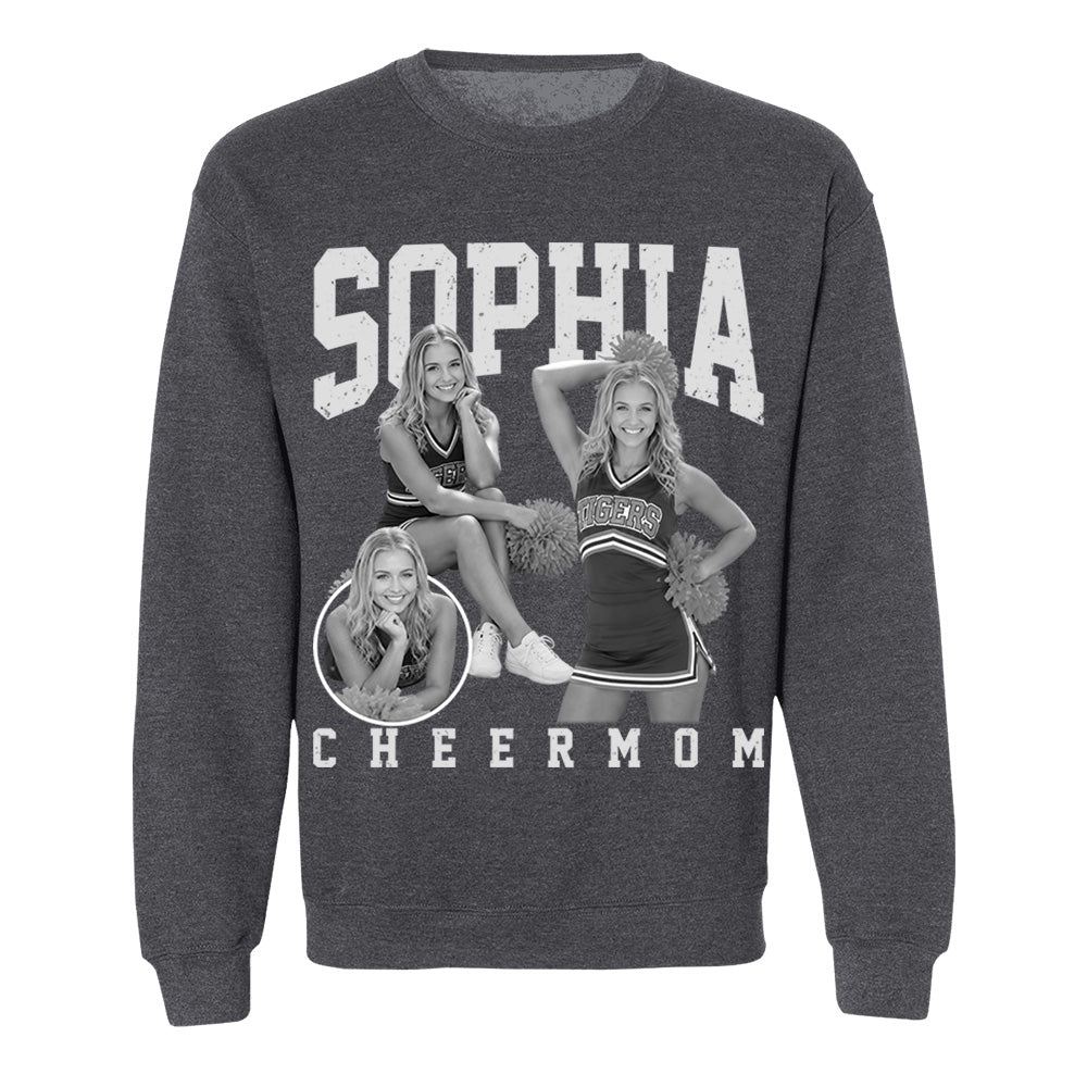 Cheerleading Lover - Personalized Vintage Washed Tee for Cheerleader Moms & Families Na02 VH01