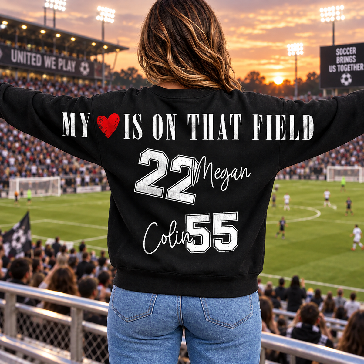 Personalized Those Are My Kids Soccer Mom Shirt, Custom Sports Mom Gameday Shirt T1807 VH01