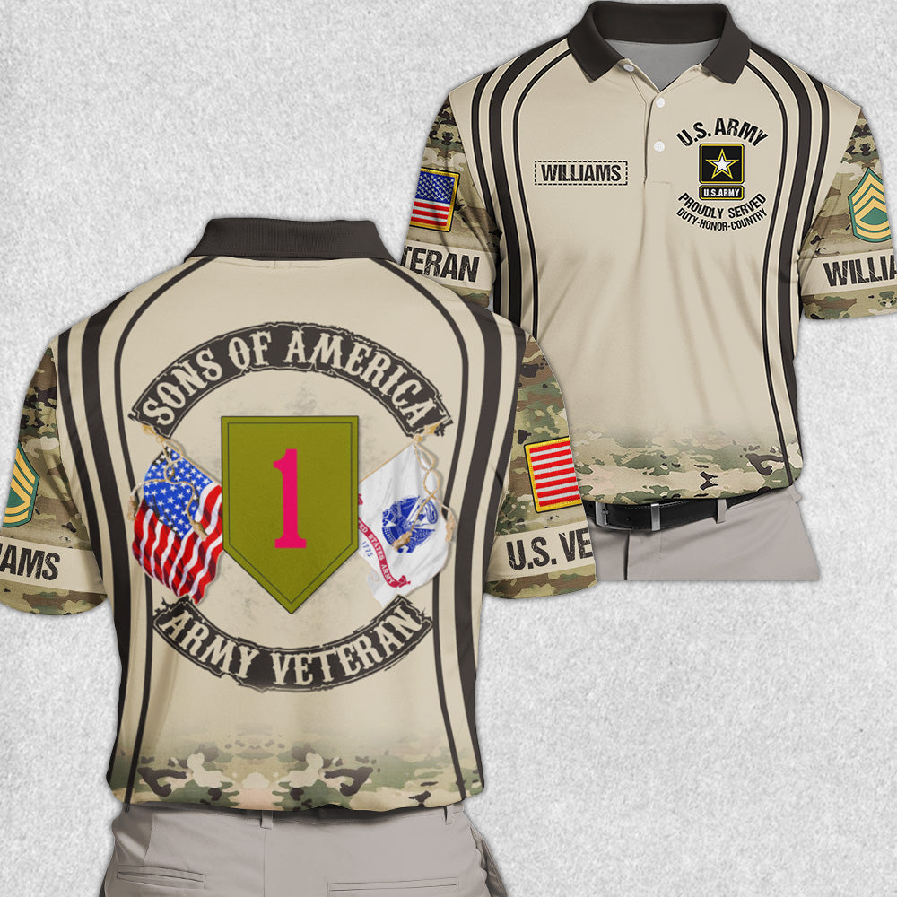 Proudly Served Custom Camouflage All Over Print Shirt Gift For Veteran H2511
