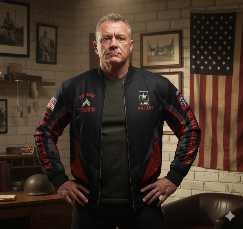 Custom Division Rank Logo All Branches Shirt All Over Print Shirt for Veteran H2511