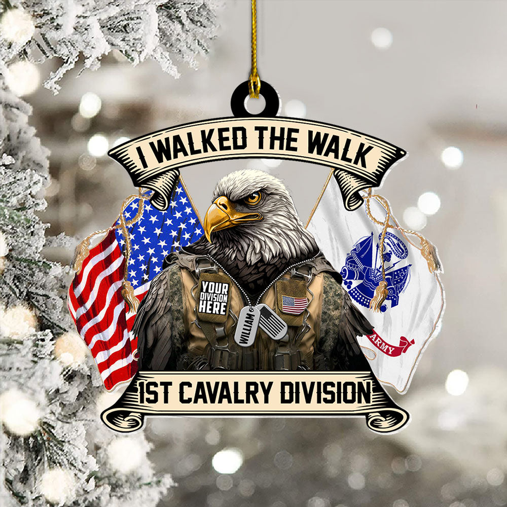 I Walked The Walk Personalized Acrylic Ornament Christmas Gift For Veterans H2511