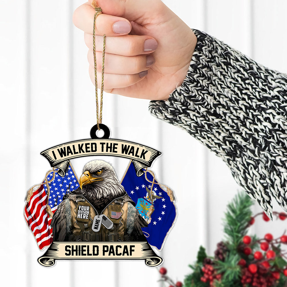I Walked The Walk Personalized Acrylic Ornament Christmas Gift For Veterans H2511