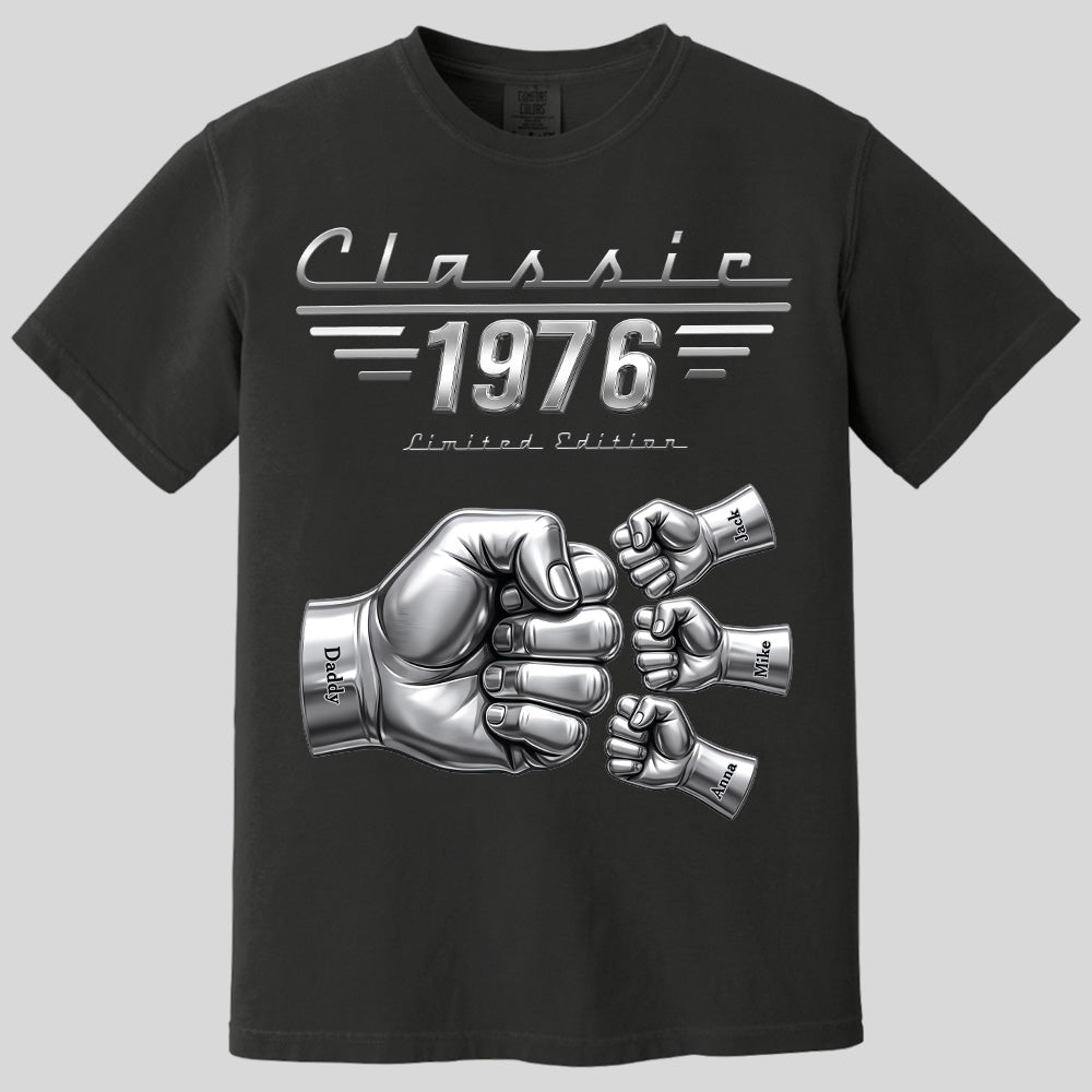 Classic Car Style Dad Shirt - Personalized Gifts For Dad Pt99