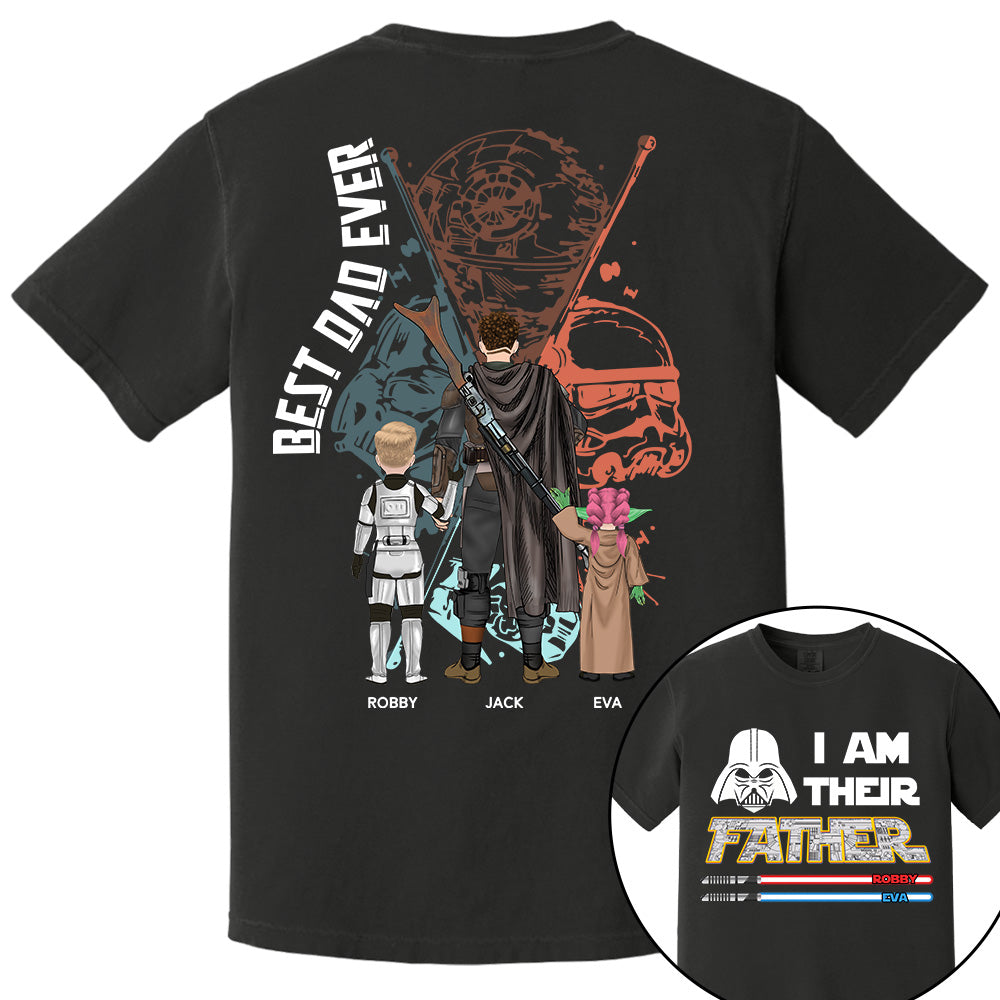 Custom I Am Their Father Shirt, Gift For Dad, Father's Day L0411 Li29