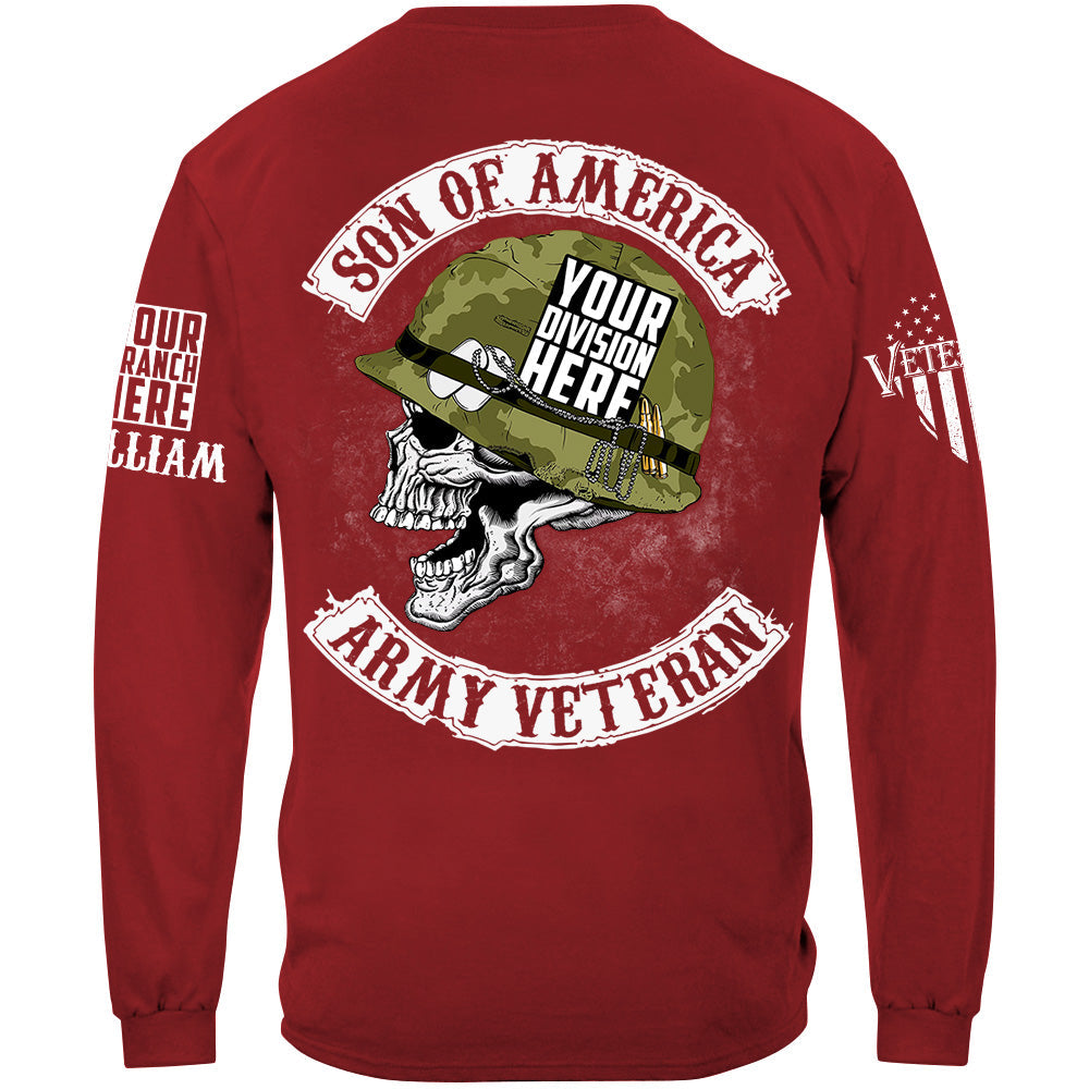 Custom Veteran Shirt Son Of America Shirt H2511