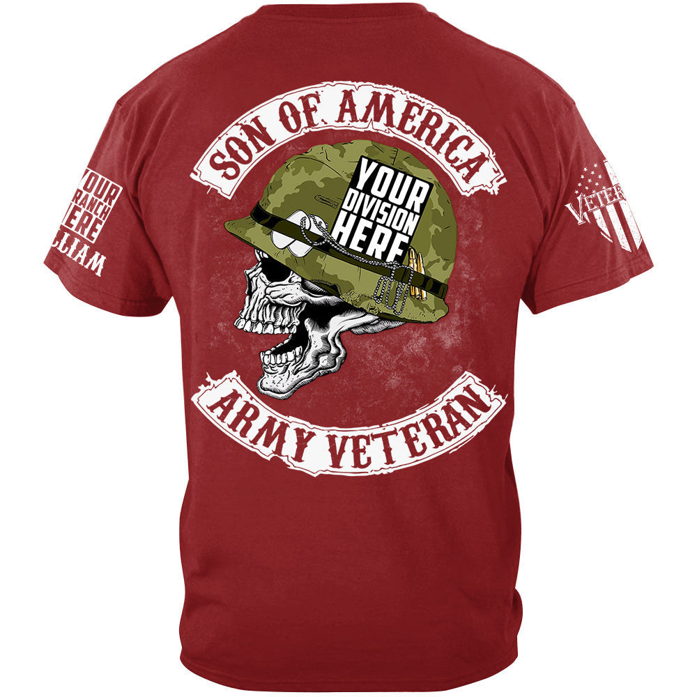 Custom Veteran Shirt Son Of America Shirt H2511