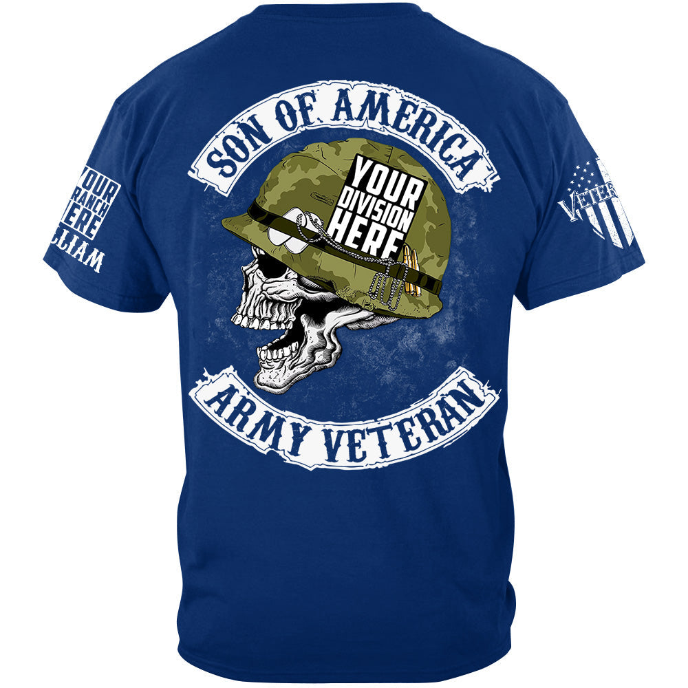 Custom Veteran Shirt Son Of America Shirt H2511