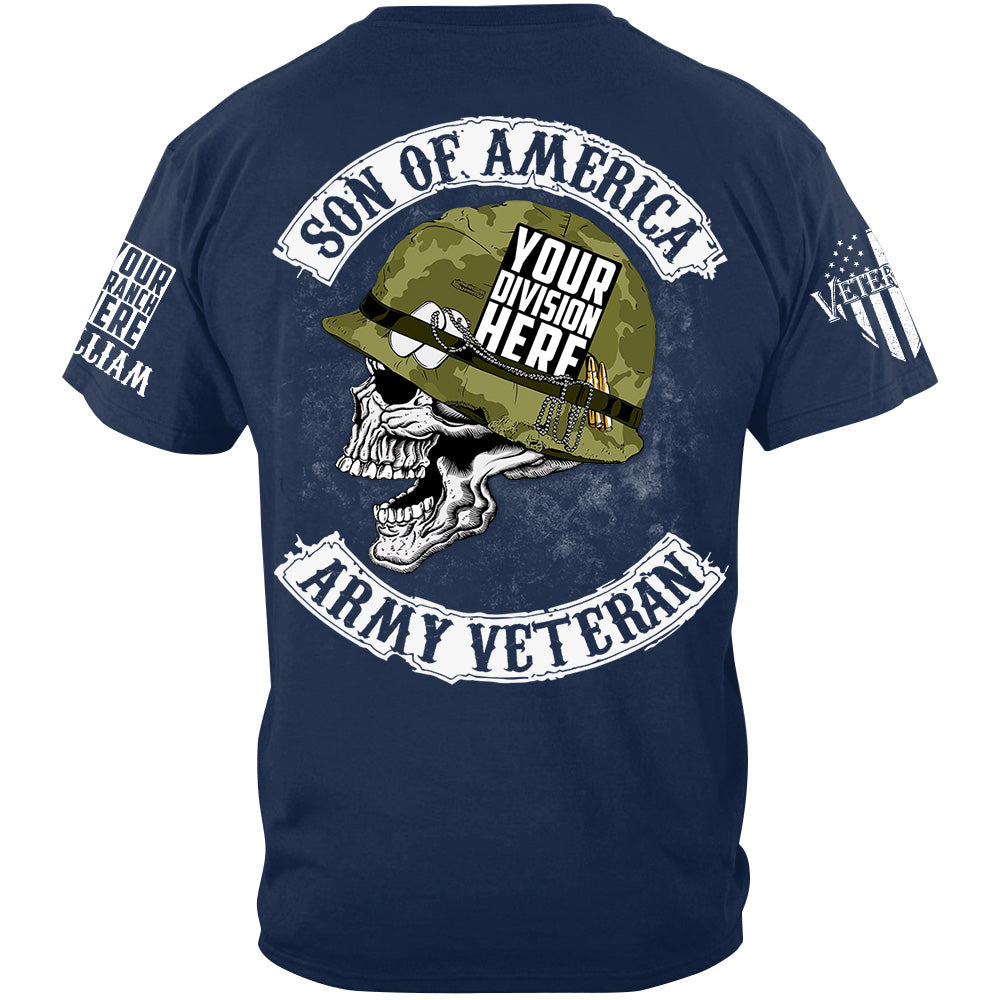 Custom Veteran Shirt Son Of America Shirt H2511