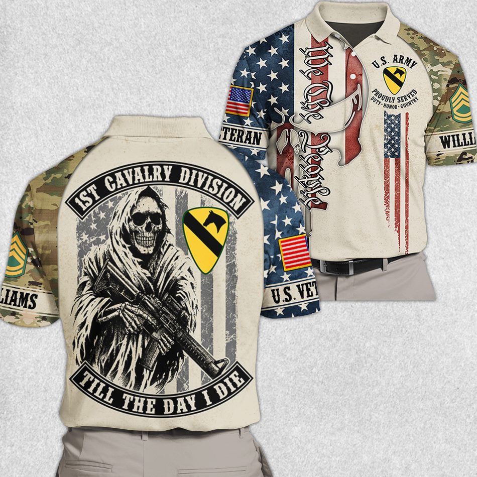 Division Name Till The Day I Die All Over Print Shirt For Veteran H2511