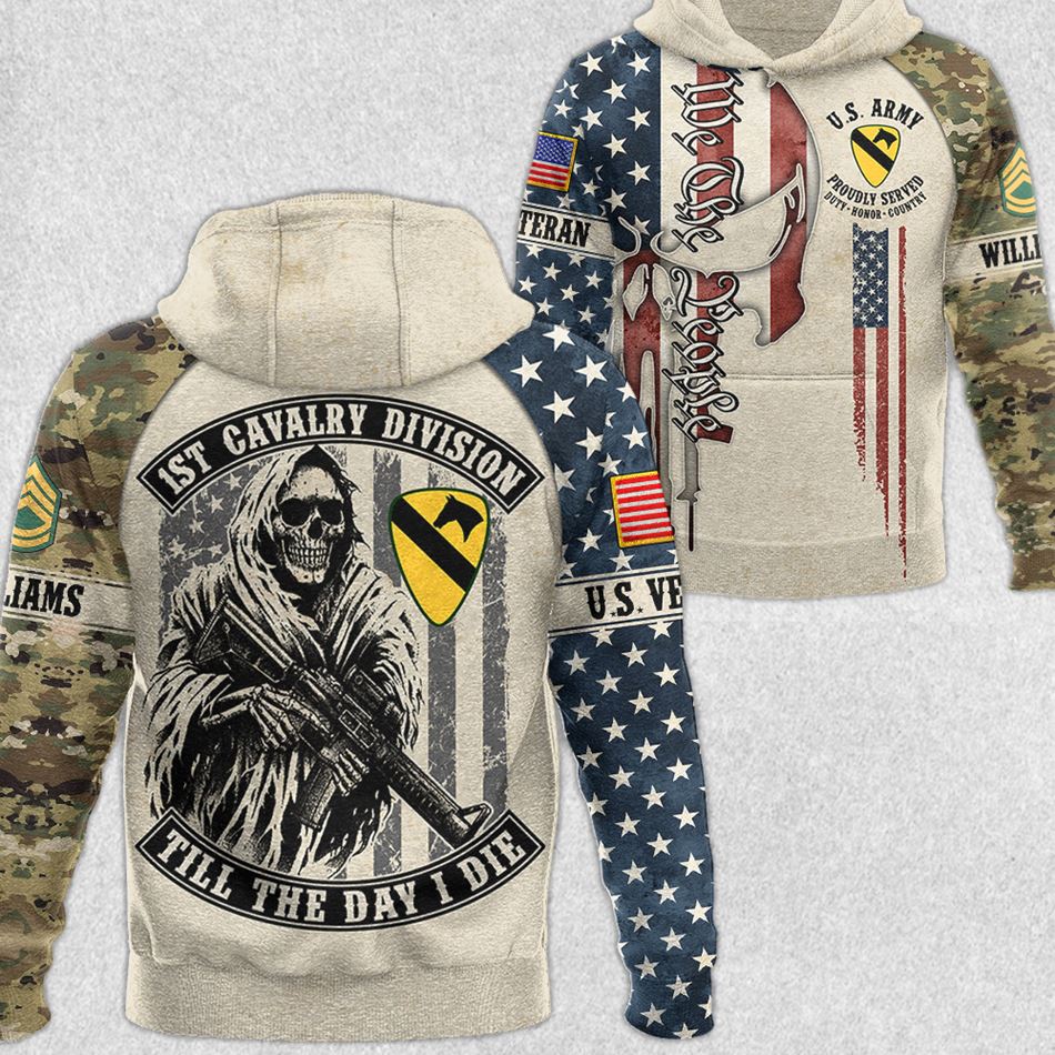 Division Name Till The Day I Die All Over Print Shirt For Veteran H2511