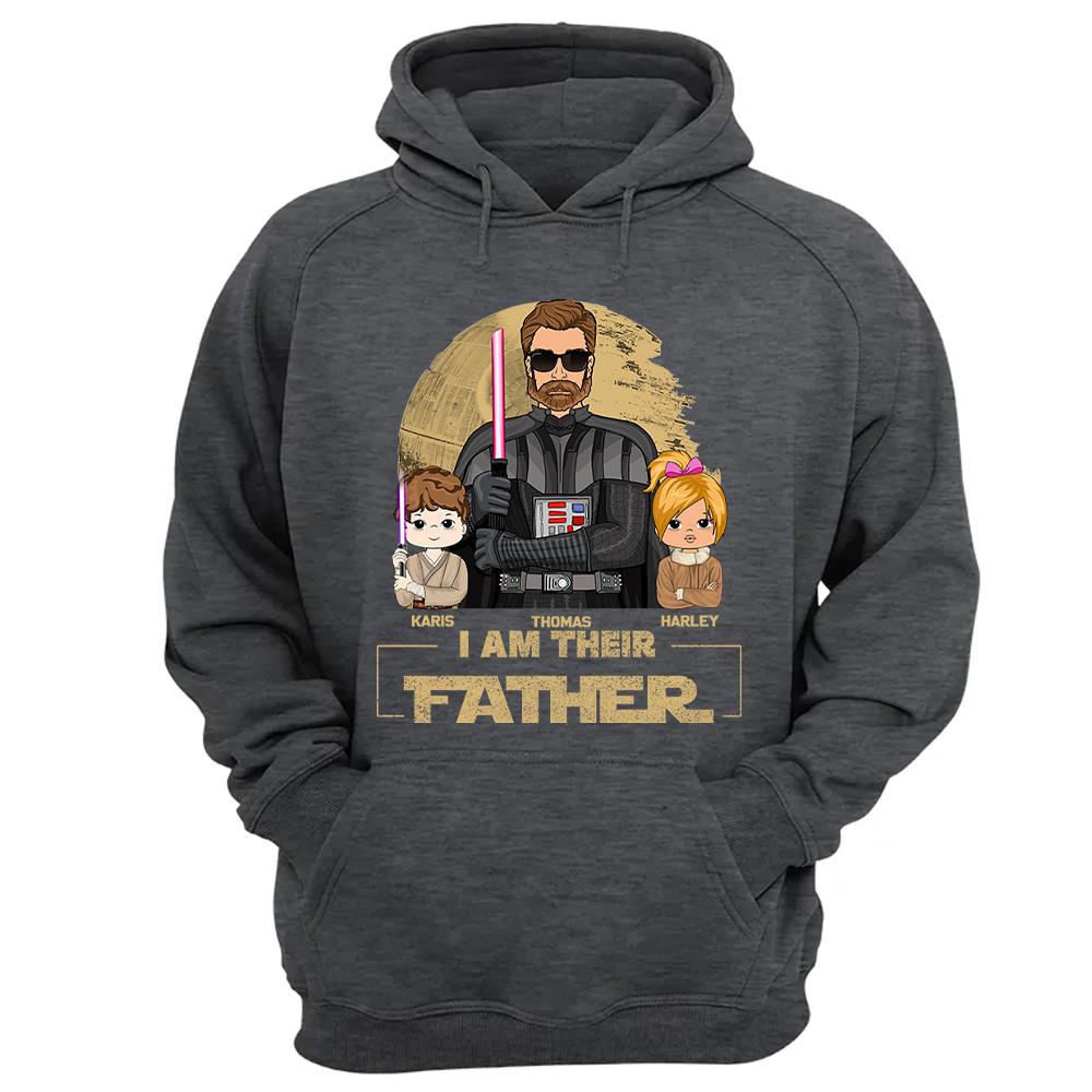 I Am Their Father Custom Shirt For Dad, Father Day Gifts for Dad Funny Dad Tshirt Cool Daddy Nh00