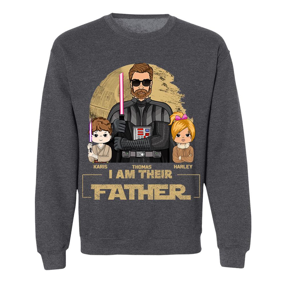 I Am Their Father Custom Shirt For Dad, Father Day Gifts for Dad Funny Dad Tshirt Cool Daddy Nh00