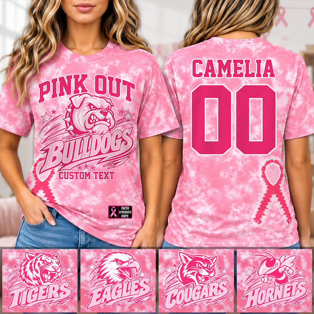 Custom Pink Out Breast Cancer Awareness Personalized All Over Print H2511 Trna