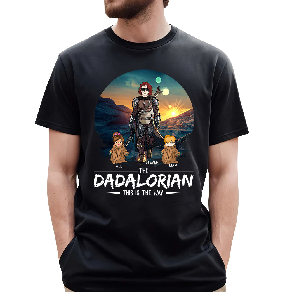 Tatooine Sunset The Dadalorian This Is The Way Personalized Shirt