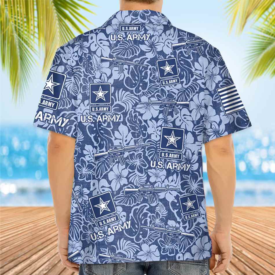 Hawaii Hawaiian Tropical Shirt For Veteran Vacation Beach Shirt Available To All Military Branches H2511 Trna