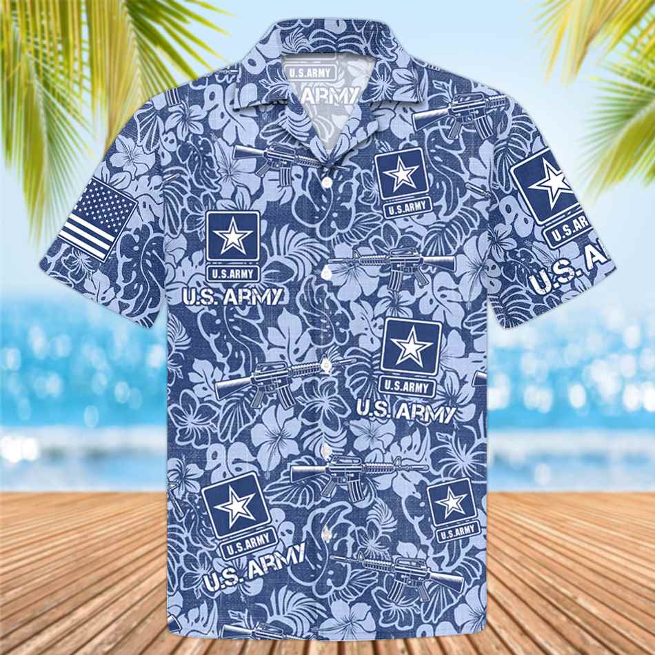 Hawaii Hawaiian Tropical Shirt For Veteran Vacation Beach Shirt Available To All Military Branches H2511 Trna