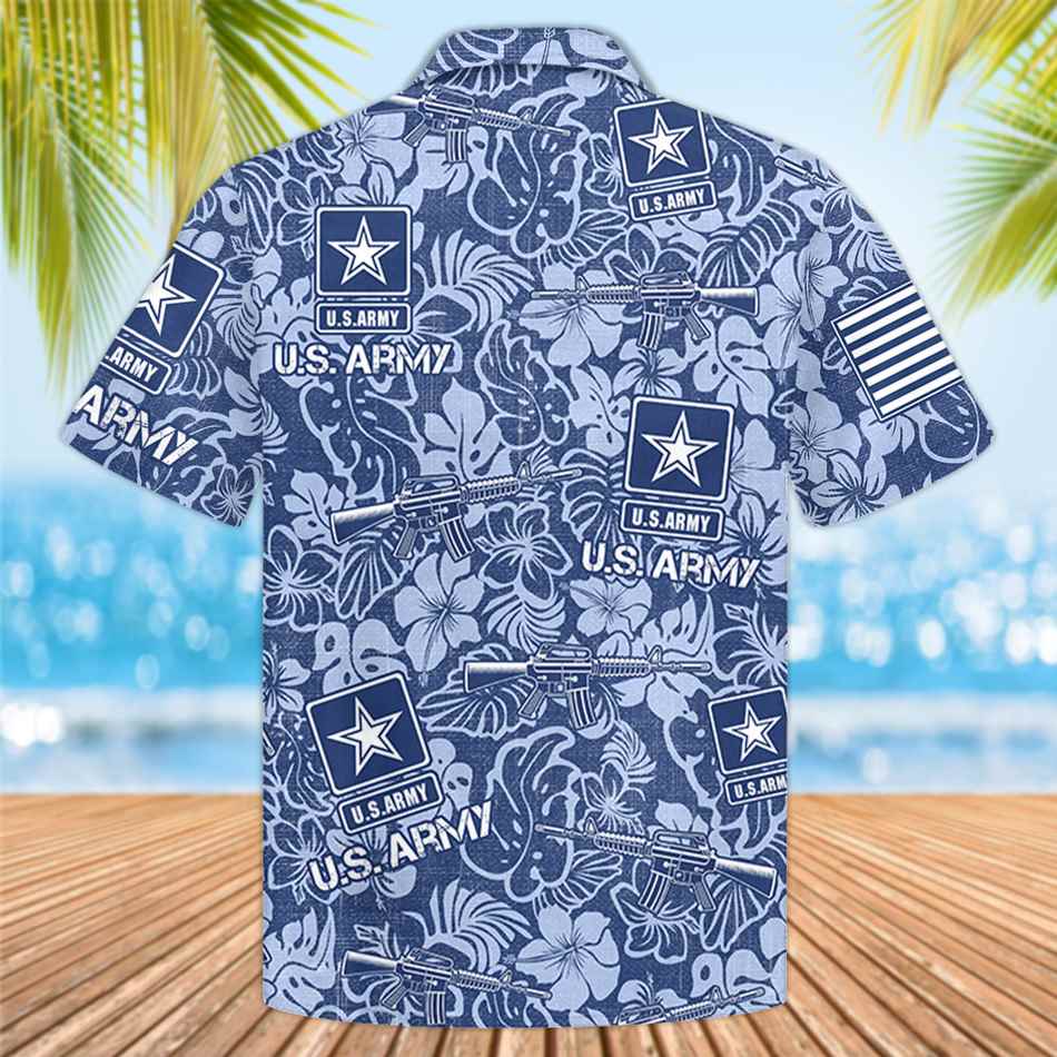 Hawaii Hawaiian Tropical Shirt For Veteran Vacation Beach Shirt Available To All Military Branches H2511 Trna
