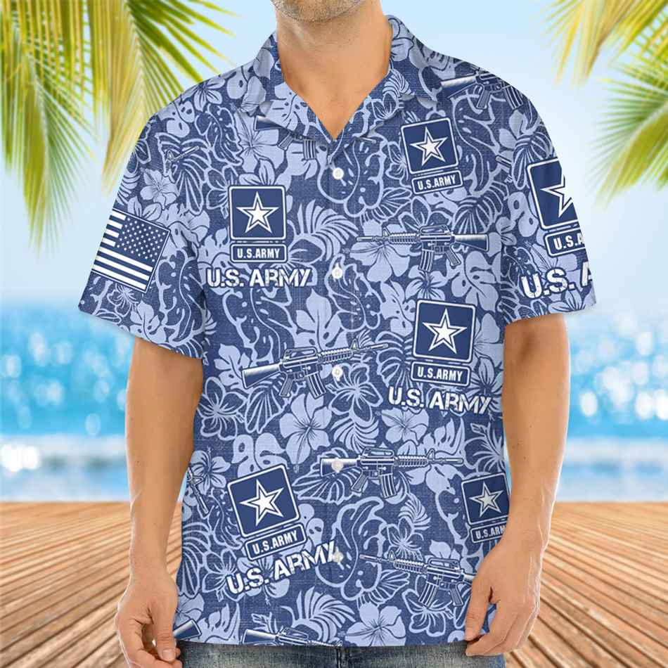 Hawaii Hawaiian Tropical Shirt For Veteran Vacation Beach Shirt Available To All Military Branches H2511 Trna