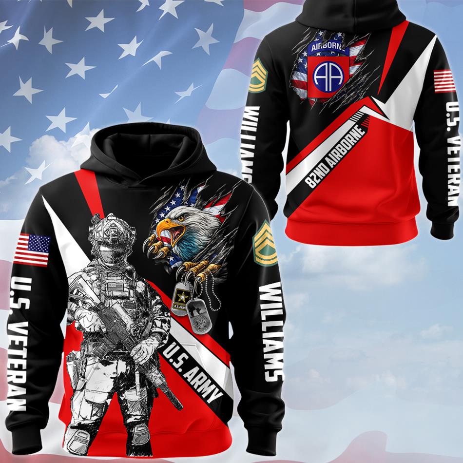 Bald Eagle Ripped Flag All Over Print Shirt Polo Custom Division Rank Shirt For Proud Soldier Veteran Patriot Shirt H2511 Trna