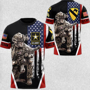 Custom All Over Print Shirt Hoodie Gift For Soldier Veteran Personalized All Branches Division H2511