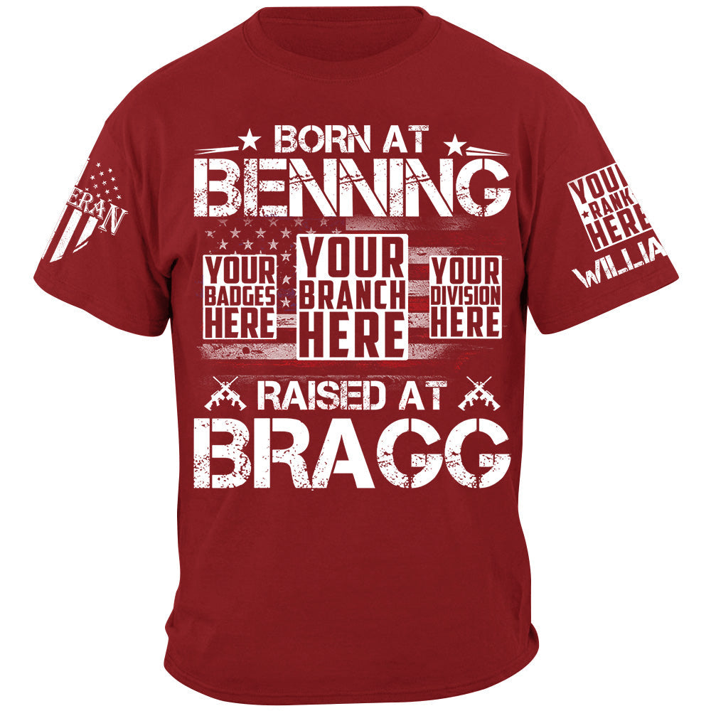US Veteran Raised At Military Base Custom All Branches Shirt For Veteran H2511