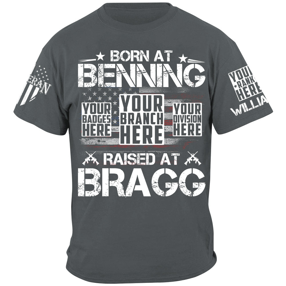 US Veteran Raised At Military Base Custom All Branches Shirt For Veteran H2511