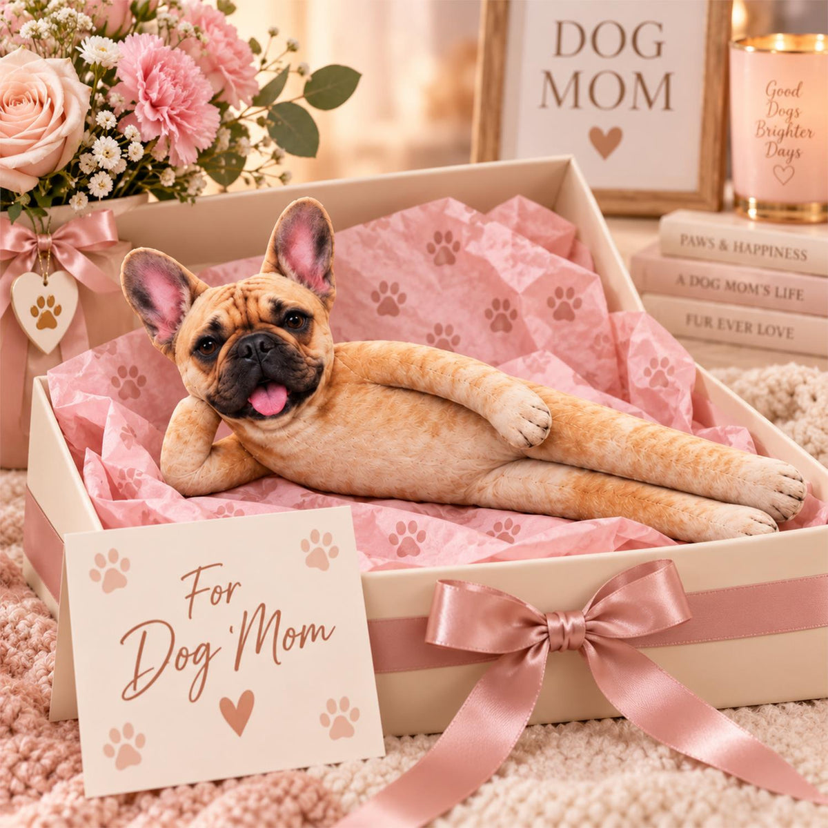 Personalized French Bulldog Photo Pet Squishy Toy Poseable Plush Doll, Funny Gift For Dog Mom, Dad, Cat Lover T1807 Hv01 TL06