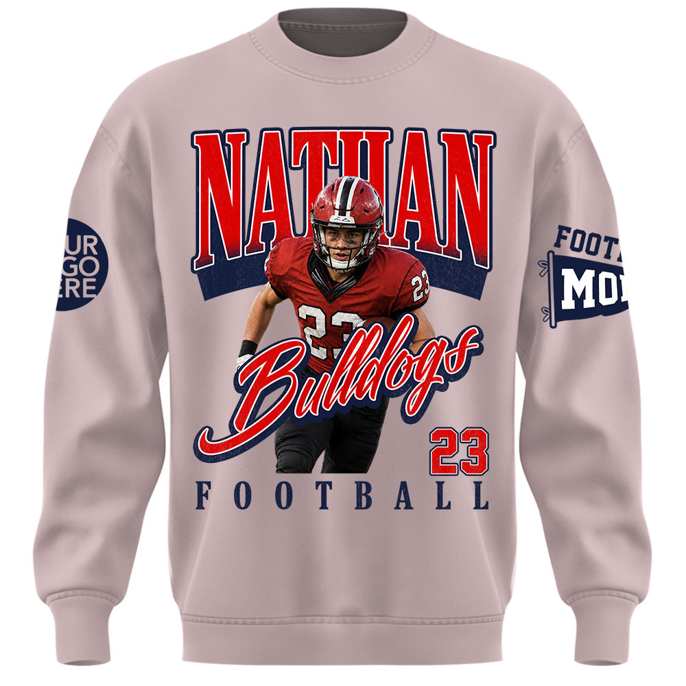 Personalized Football Mom Shirt Gift For Sport Family L0411 T24