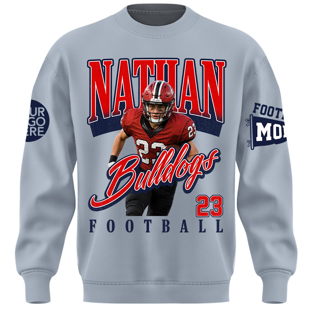 Personalized Football Mom Shirt Gift For Sport Family L0411 T24