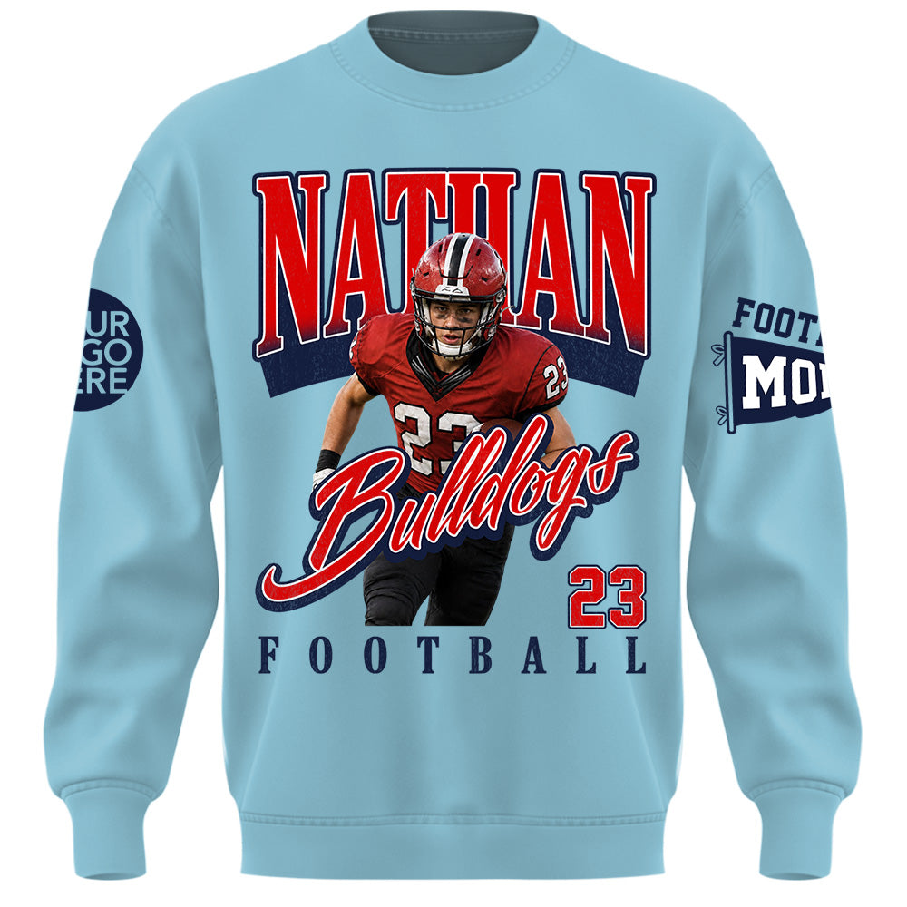 Personalized Football Mom Shirt Gift For Sport Family L0411 T24