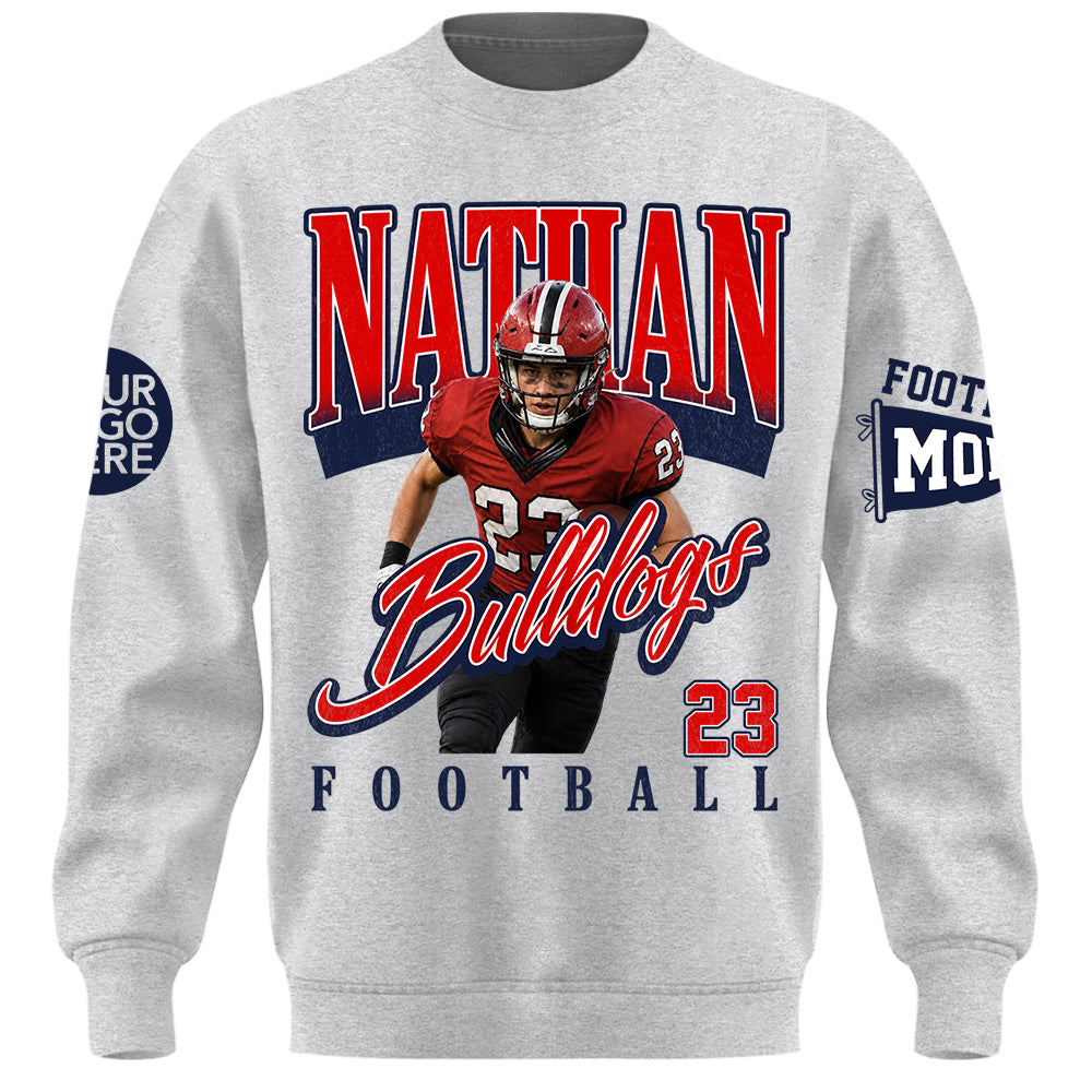 Personalized Football Mom Shirt Gift For Sport Family L0411 T24