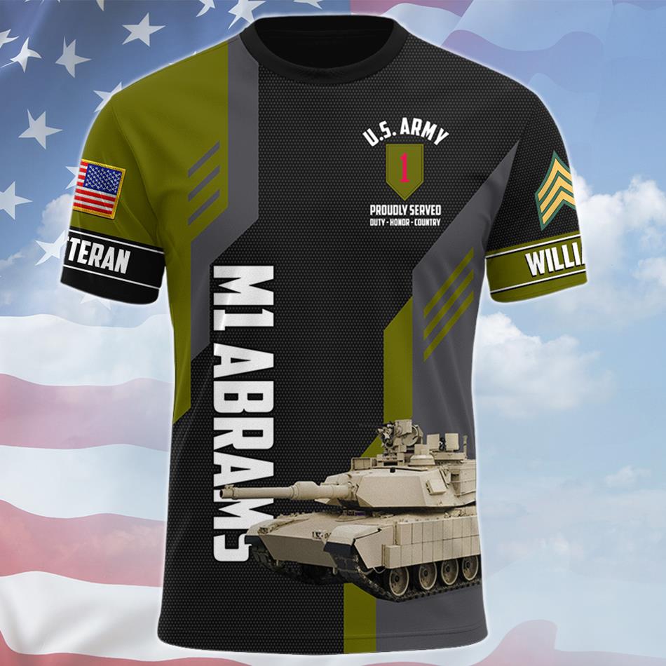 Personalized Military Veteran Equipment All Over Print Shirt Polo Custom Vehicle, Aircraft, Naval Vessels Gift For Veteran H2511 Trna